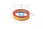Filtr powietrza UFI 30.802.01