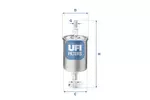 Filtr paliwa UFI 31.515.00