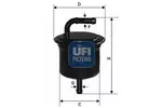 Filtr paliwa UFI 31.716.00