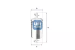 Filtr paliwa UFI 31.722.00