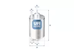 Filtr paliwa UFI 31.521.00