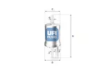 Filtr paliwa UFI 31.855.00