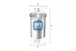 Filtr paliwa UFI 31.923.00