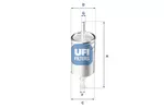 Filtr paliwa UFI 31.941.00