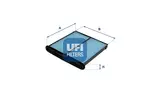 Filtr kabinowy UFI 34.409.00
