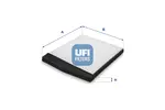 Filtr kabinowy UFI 53.091.00