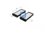Filtr kabinowy UFI 53.338.00