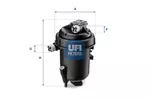 Filtr paliwa UFI 55.144.00