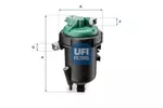 Filtr paliwa UFI 55.175.00