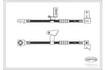 Przewód hamulcowy elastyczny CORTECO 19032878 (Oś przednia, z prawej)