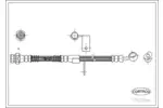 Przewód hamulcowy elastyczny CORTECO 19032995 (Oś przednia)