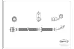 Przewód hamulcowy elastyczny CORTECO 19033055 (Oś przednia, z prawej)