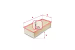 Filtr powietrza SOFIMA S 0333 A