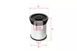 Filtr paliwa SOFIMA S 1019 NE