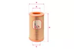 Filtr powietrza SOFIMA S 1060 A