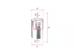 Filtr paliwa SOFIMA S 1722 B
