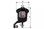 Filtr paliwa SOFIMA S 1776 B