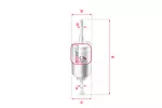 Filtr paliwa SOFIMA S 1844 B