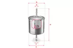 Filtr paliwa SOFIMA S 1846 B