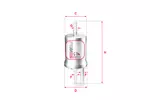 Filtr paliwa SOFIMA S 1855 B