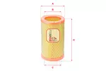 Filtr powietrza SOFIMA S 2410 A