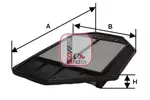 Filtr powietrza SOFIMA S 2612 A