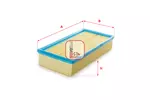 Filtr powietrza SOFIMA S 3016 A