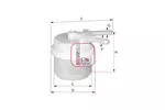 Filtr paliwa SOFIMA S 1024 B