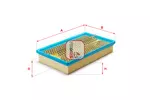 Filtr powietrza SOFIMA S 3120 A