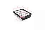 Filtr powietrza SOFIMA S 3169 A