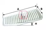 Filtr powietrza SOFIMA S 3338 A