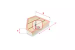 Filtr powietrza SOFIMA S 3357 A