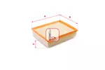 Filtr powietrza SOFIMA S 3374 A