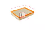 Filtr powietrza SOFIMA S 3406 A