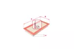 Filtr powietrza SOFIMA S 3440 A
