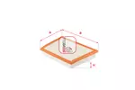 Filtr powietrza SOFIMA S 3622 A