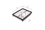 Filtr powietrza SOFIMA S 3631 A