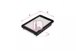 Filtr powietrza SOFIMA S 3632 A