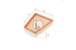 Filtr powietrza SOFIMA S 3663 A