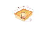 Filtr powietrza SOFIMA S 3664 A
