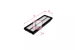 Filtr powietrza SOFIMA S 3726 A