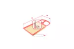 Filtr powietrza SOFIMA S 3820 A