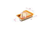 Filtr powietrza SOFIMA S 3A46 A
