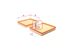 Filtr powietrza SOFIMA S 3B25 A