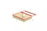 Filtr powietrza SOFIMA S 3D92 A