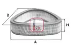 Filtr powietrza SOFIMA S 7174 A
