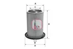Filtr powietrza SOFIMA S 7A24 A