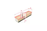 Filtr powietrza SOFIMA S 9312 A