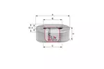 Filtr powietrza SOFIMA S 7648 A