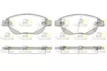 Zestaw klocków hamulcowych, hamulce tarczowe ROADHOUSE 2841.02 (Oś przednia)